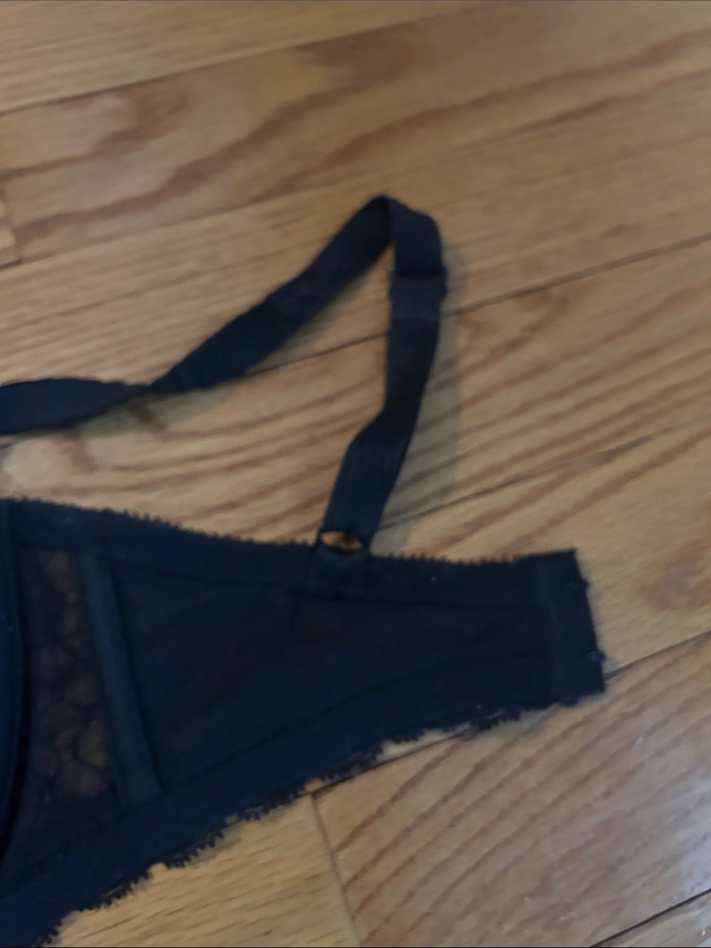 Chantelle Black Sheer Lace Underwire Bra - Picture 7 of 7